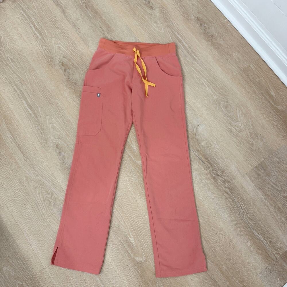 Women’s FIGS Technical Collection Coral Scubs Pants Size XS